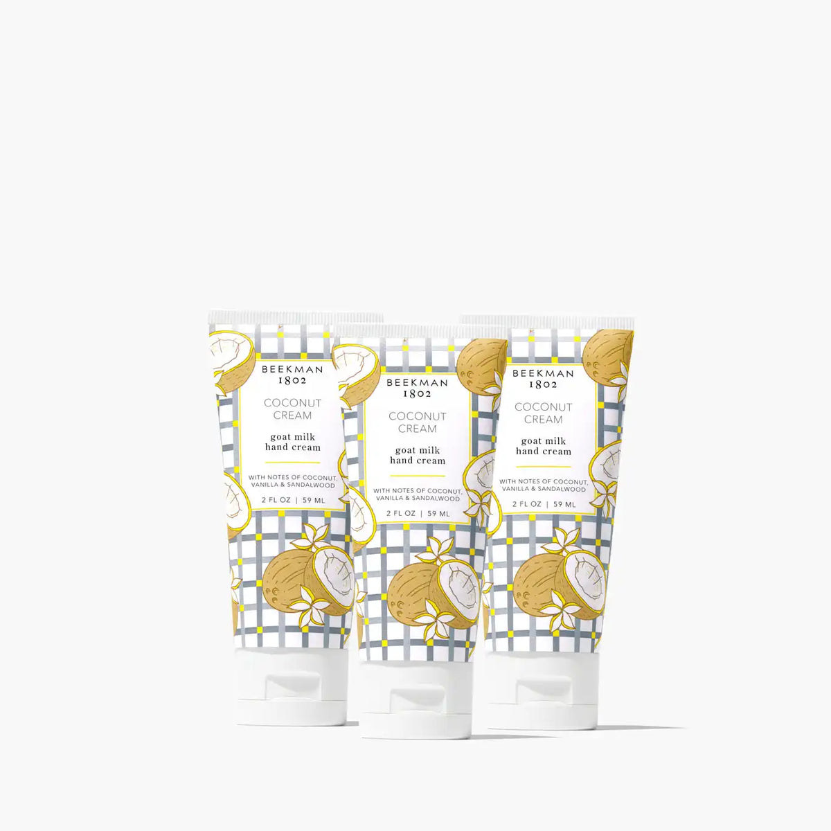 Coconut Cream Mini Hand Cream Set of 3
