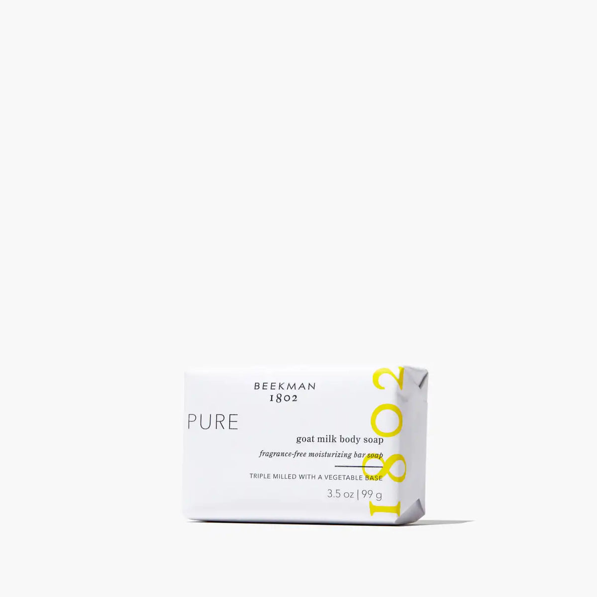 Pure Fragrance Free Palm-Sized Goat Milk Soap