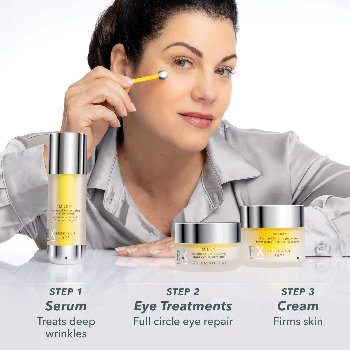 Milk RX Trio: 3-Step Better Aging Routine
