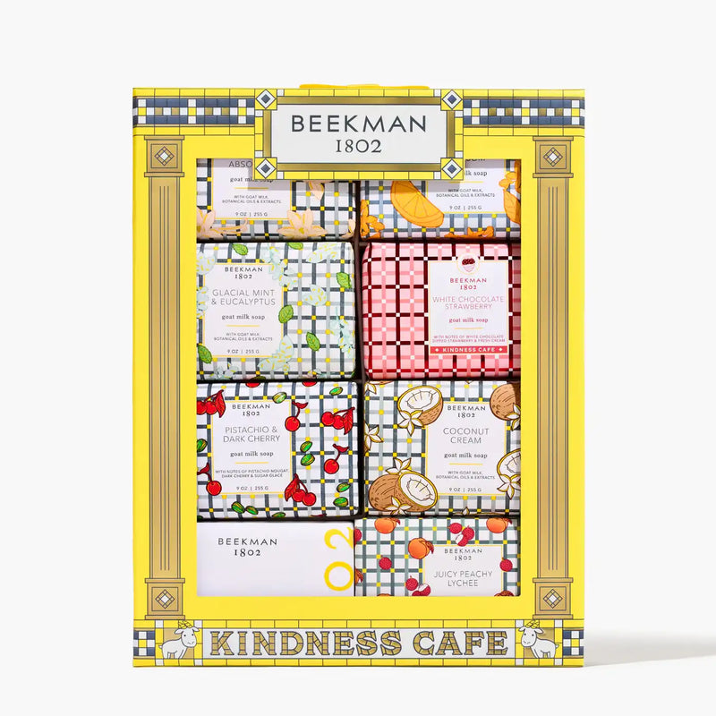The Kindness Cafe 8pc Bestselling Bar Soap Set Gift Set